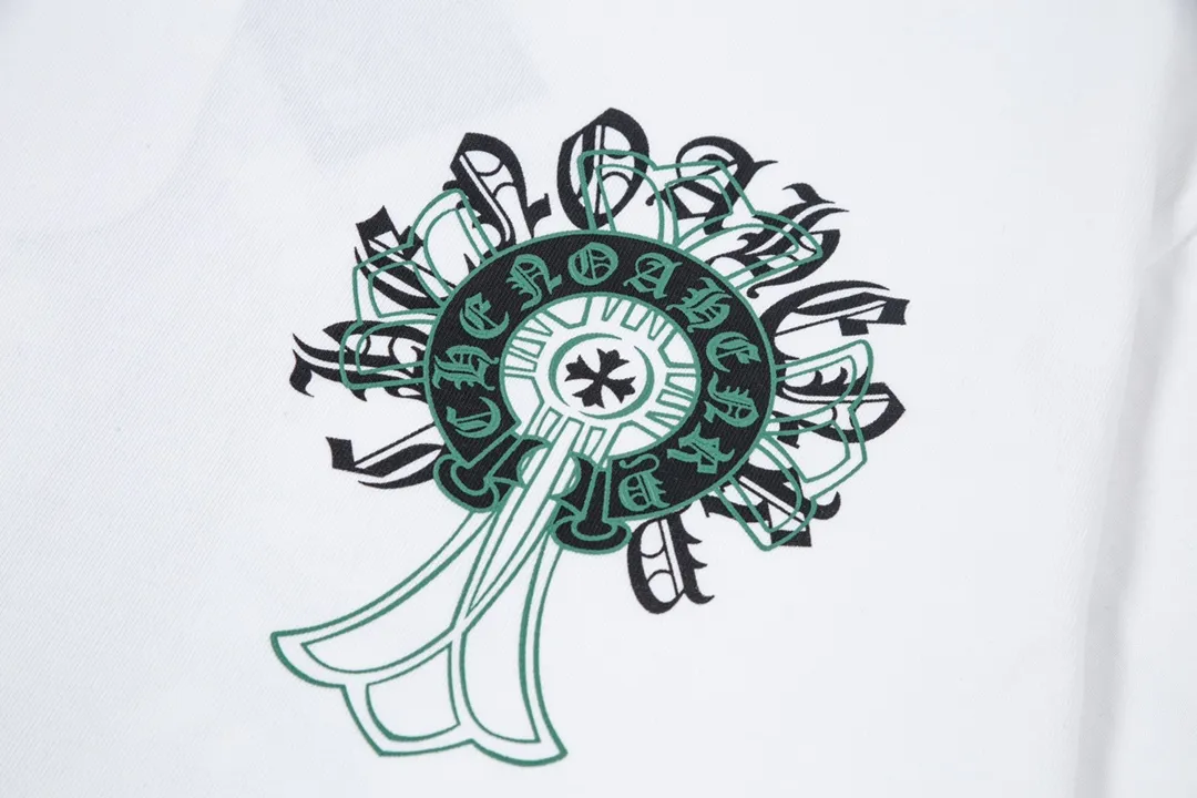 Chrome Hearts/ Logo Same Style T Versatile : White Size：XS~L